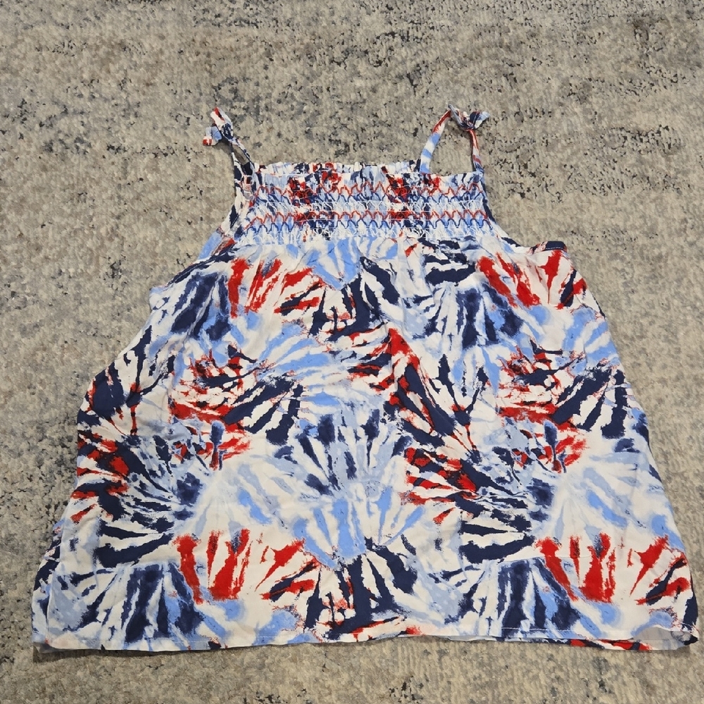 Cat & Jack Red, Blue, and White Tank Top